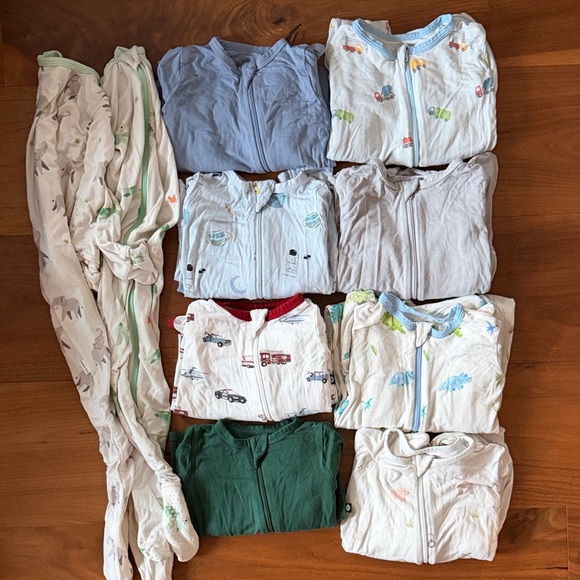 bamboo little Other - Kyte Baby + Bamboo Little Zipper Pajamas 10-pack / Baby Toddler / 12-18m